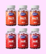 Multi · Hair 6-pack